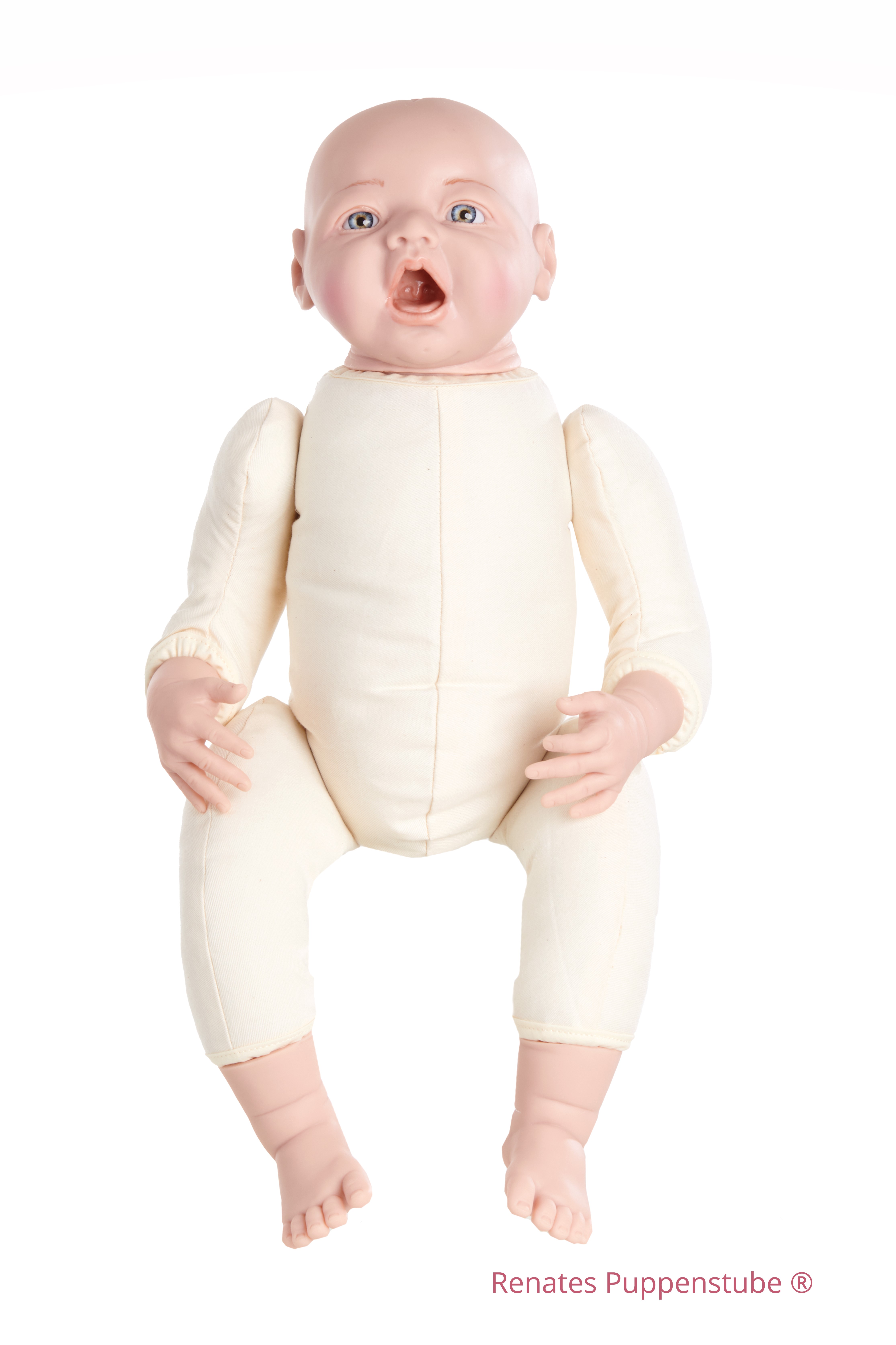 No 45 Rosaly - preemie baby doll with sutures 