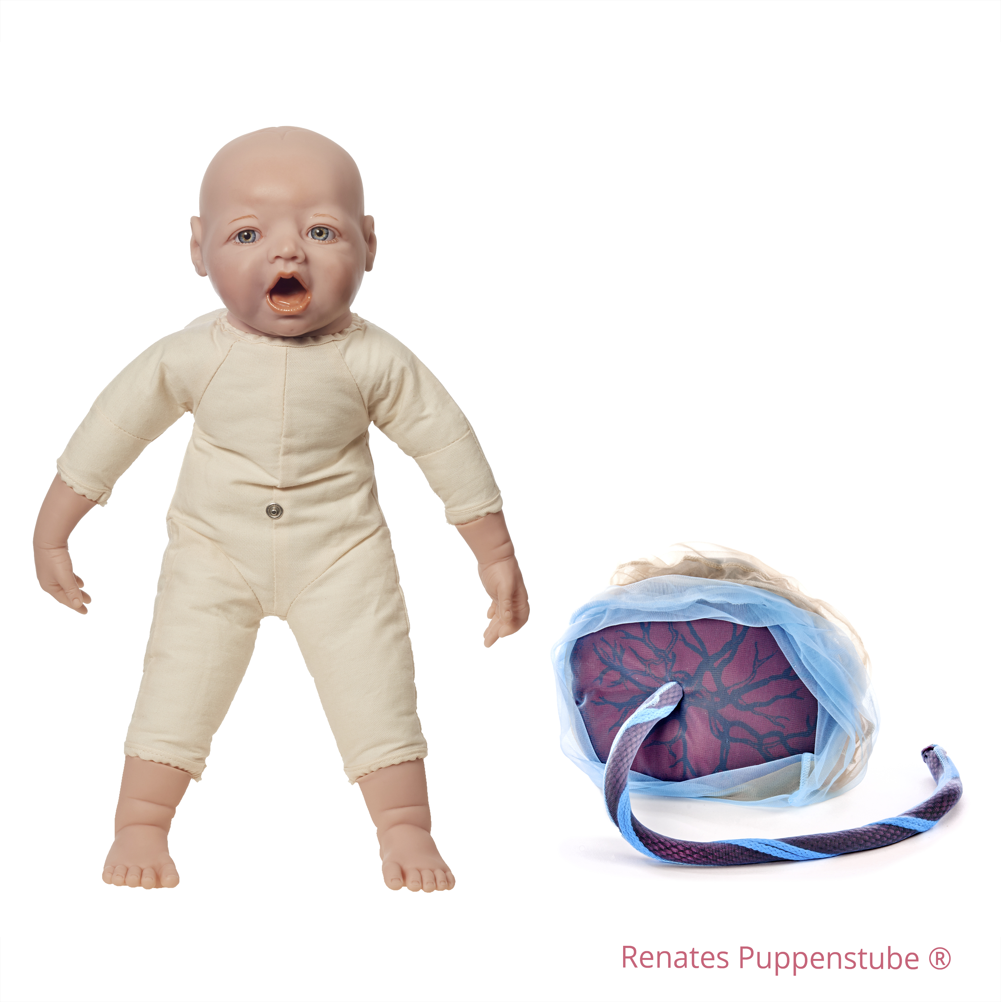 Foetus doll + Placenta